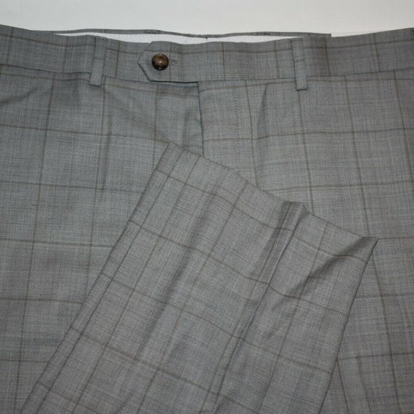 $750 NWT 48R Lauren Ralph Lauren Gray 3 PIECE SUIT - Picture 6 of 11